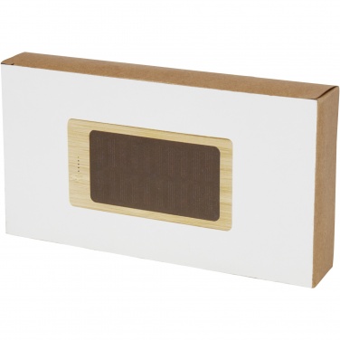 Logotrade reklaamkingituse foto: Akupank Alata 8000 mAh bambusest päikesepank